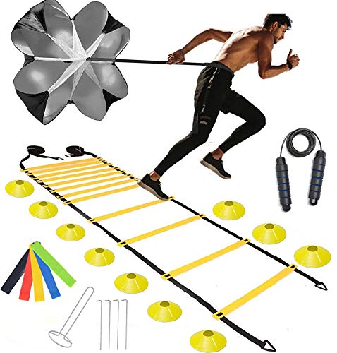 Speed Agility Ladder & Cones Training Set -Workout Equipment Set