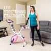 PLENY 3-in-1 Total Body Workout Exercise Bike w/ Backlit Monitor