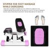 JINGOU Mini Stair Stepper Step Machine for Exercise with Resistance Bands