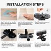 LZSTEC Sit Up Bar for Floor Sit Up Assistant Device