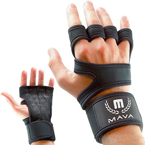 Mava Workout Gloves with Wrist Support for Workouts