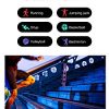Fitness Tracker Smartwatch with Heart Rate Monitor and Color Touch Display