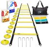 Invincible Fitness Agility Ladder Training Equipment Set