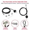 18pcs Cable Pulley System, DIY Home Gym Fitness LAT and Triceps Rope