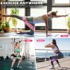 Legs and Butt Exercise Bands Set Booty Hip Bands Wide
