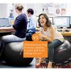 Sporus Exercise Ball Chair (65cm), Yoga Ball for Office and Fitness