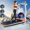 ANCHEER Folding Treadmill, 12 Preset Programs