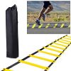 H&H 12 Rung Agility Ladder, Adjustable Agility Training