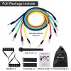 Himaly Exercise Resistance Bands Set Strength Training Fitness Tubes