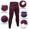LITIAN Running Tights with Pockets,Mens Compression Pants