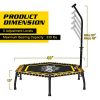 XGEAR Mini Fitness Trampoline, Jumping Cardio Trainer Workout