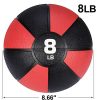HomGarden Medicine Ball Exercise Workout Ball 8lbs for Yoga
