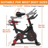 TRYA Indoor Exercise Bike Stationary, Belt Drive Cycling Bikes