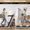 Goplus 2 in 1 Folding Treadmill with Dual Display