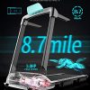 OVICX Q2S Folding Portable Treadmill Manual Compact Walking Running Machine