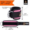 Fitness Ankle Strap for Cable Machines for Kickbacks