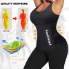 FeelinGirl Neoprene Sauna Suit Tank Top Vest with Adjustable Waist