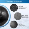 TOPLUS Exercise Ball Supports 2200lbs Includes Quick Pump
