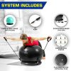Yoga and Pilates Exercise Ball Chair for Gym, Home, or Office