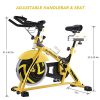 🚴 Smooth & Silent Ride: Belt-Driven Indoor Cycling Bike with 44LBS Flywheel for Ultimate Stability! 🚴‍♂️