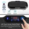 FITQUIET Vibration Plate Exercise Machine with Loop Resistance Bands – Whole Body Vibration Fitness Platform for Weight Loss & Muscle Toning