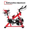 GYMAX Indoor Exercise Bike, Stationary Cycling Bike