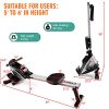 Goplus Magnetic Rowing Machine with LCD Display and Adjustable Resistance