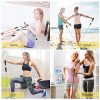 CoutureBridal 11 Pack Resistance Bands Set, Exercise Elastic Bands