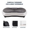 ZELUS Vibration Plate Exercise Machine with Resistance Bands