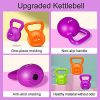 ELZXUN 15lb Weight Kettlebell Strength Training Workout Exercise