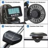 Magnetic Air Rowing Machine with 16-Level Resistance and LCD Monitor