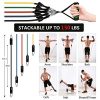 23 Pack Resistance Bands Set Workout Bands