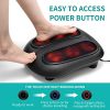 Nekteck Foot Massager with Heat, Shiatsu Heated Elecric