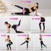 ihuan Resistance Bands for Legs and Butt, 3 Levels Exercise Band