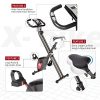 ADVENOR Exercise Bike Magnetic Folding Fitness Bike Cycle