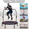 CLORIS Foldable Mini Trampoline Indoor Outdoor