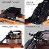 Mobifitness Rowing Machine for Home Use, Water Rower