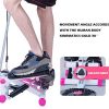 Step Fitness Machine with Resistance Bands & Waist Twisting