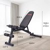 PITHAGE Weight Bench Adjustable Exercise Benches
