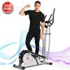 FUNMILY Elliptical Machine, Portable Magnetic Ellptical Exercise Machine
