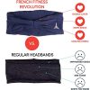 French Fitness Revolution Mens Headband - Guys Sweatband