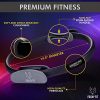 Premium Pilates Ring Magic Circle for Pilates, Yoga, and Floor Exercises