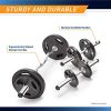 Marcy Olympic Hollow Bar Kit Chrome Curl Bar Dumbbell Handles