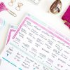 bloom daily planners Undated Health & Wellness Log Planning Pad