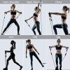 Resistance Workout Bands Set with Handles, Door Anchor