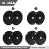 Day 1 Fitness Olympic Bumper Weighted Plate 2” For Barbells