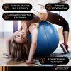 Stability Ball for Fitness, Yoga, Pilates, Pregnancy, Birthing or Office Desk Chair