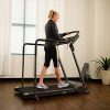 Low-Impact Walking Treadmill with Extended Handrails – Sunny Health & Fitness SF-T7857