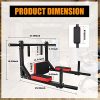 UMIKOOL Multi-Function Wall Mounted Pull Up Bar Dip Station
