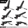Adjustable Weight Bench, 1000 lb by D1F for Strength Training